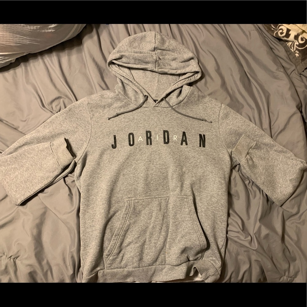Gray Air Jordan Nike Flight Fleece Sweatshirt